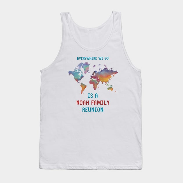 Noah Family Reunion color Tank Top by Wolfmueller